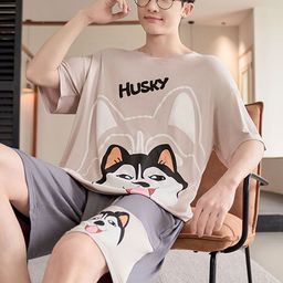 StyleCast Printed T-Shirt With Shorts Night Suits-picture-40