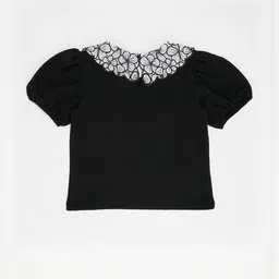 Pantaloons Junior Girls Floral Printed Round Neck Relaxed Fit T-shirt-picture-33
