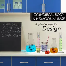 Glassco GC-138.522.03A1PC Measuring Cylinder with Hexagonal Base Class B 50 ml image 3
