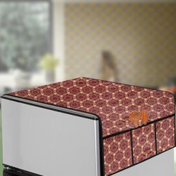 The Furnishing Tree Multi Plastic Refrigerator Cover-image-34