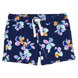 Carter's Floral Pull-On French Terry Shorts - Blue-image-16