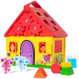 Happy Hues Wooden Take-Along House Shape Sorter Activity Play Set for Babies & Toddlers-8 Pieces-image-59