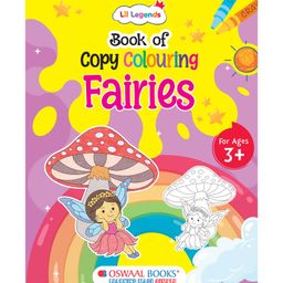 Oswaal Books Lil Legends: Book of Copy Colouring, Fairies - English-image-80