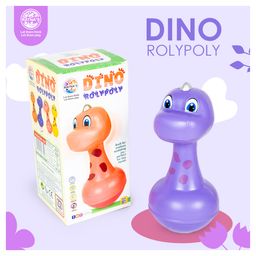 Ratnas Dino Roly Poly Toy - Purple-13