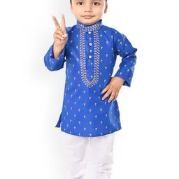 AHLAN APPARELS Boys Printed Regular Kurta With Pyjama-74