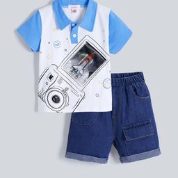 hopscotch 2-Pc Rocket T-shirt & Shorts-picture-32