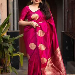 Sitanjali Ethnic Motifs Zari Chanderi Saree-image-93