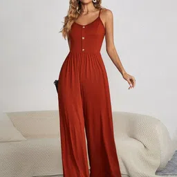LULU & SKY Women Shoulder Straps Basic Jumpsuit-picture-45