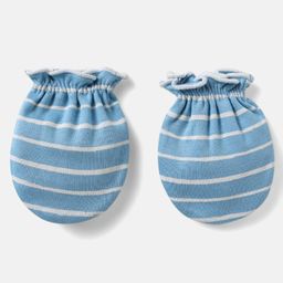 Bubble Pop Cotton Knit Mittens with Vehicle Print & Stripe Design Pack of 4 - Multicolor image 5