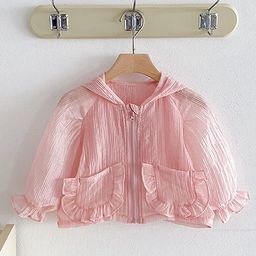 LULU & SKY Girls Striped Nylon Crop Parka with Patchwork Jacket-picture-57