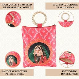 Kuber Industries Printed Structured Tote Bag with Quilted image 3