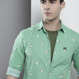 The Indian Garage Co Men Regular Fit Floral Printed Casual Shirt-image-56
