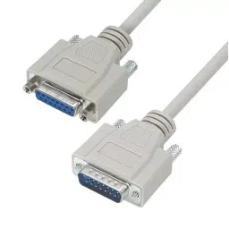 L-COM CABLE ASSY, 15P D-SUB PLUG-RCPT, 2.5FT, CSMN15MF-2.5-29
