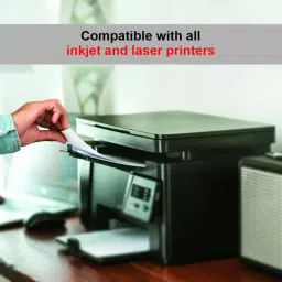 GENERIC Sticker Paper Label A4 100 Sheets (1 Labels in 1 Sheet) (Pack of 100) image 2
