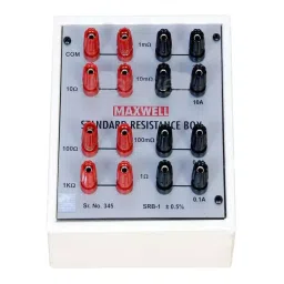 Maxwell Standard Resistance Box 1 mΩ to 1 KΩ Range, SRB-1-18