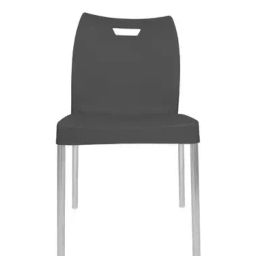 Diya 520 mm Polypropylene Black Max Eco Chair Armless Chair DC- 03-22