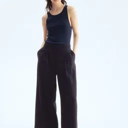 H&M Wide Ankle-Length Trousers-image-74