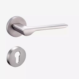 Dorset Nickel Satin Finish Door Handle Drop-40