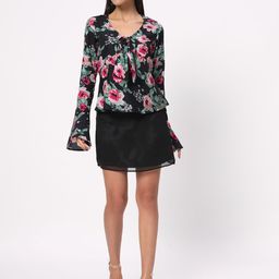 CORSICA Women Floral Printed Crepe Top-picture-28