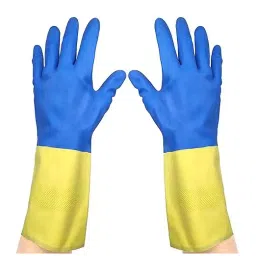 SSWW Latex & Rubber Chemical Resistant Hand Gloves, Blue & Yellow L Size, SSWW_101 (Pack of 10 Pair)-image-48