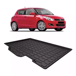 Auto Pearl PVC Tray Mat for Maruti Swift 2014 (Black)-image-82