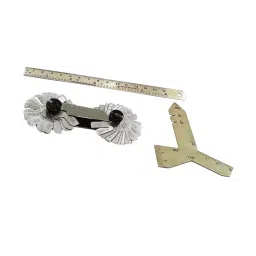 A.D INTERNATIONAL Thread Pitch Gauge, SS Scale and SS Universal Grinding Gauge Combo with 51 Blades, BSW and Metric Measurement System, SS-CUDD-3Y7C (Set of 3)-26