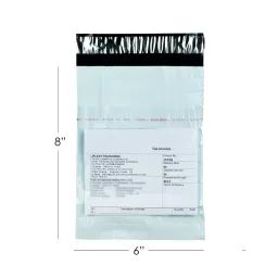 Jflexy (6x8+1.5 inch) 51 Micron Without Pod Plain Packaging Courier Bag Pack of 1000-image-39
