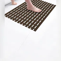 RUBOXA Brown Ant-Skid Bath Rug-image-76