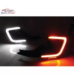 Auto Pearl DRL Fog Lamp and Turn Indicators Compatible For Maruti Suzuki Swift 2018 image 2