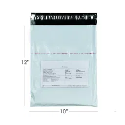 Jflexy (10x12+2 inch) 51 Micron Without Pod Plain Packaging Courier Bag Pack of 500-image-91