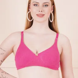 LARIX Women Full Coverage Non Padded Seamless Cotton Bra-image-22