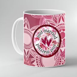 Keviv White & Pink Text or Slogans Printed Ceramic Glossy Mugs Set of Cups and Mugs-picture-25