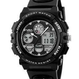V2A Kids Dial & Straps Analogue and Digital Watch V2A-1163-Black-16