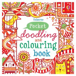 Usborne Pocket Doodling & Colouring Book - English-20