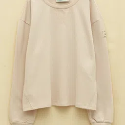 LC Waikiki Full Sleeves Solid Sweatshirt - Beige-picture-14