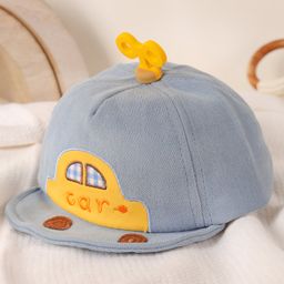 Kicks & Crawl Cotton Car Embroidered Cap - Blue-image-13