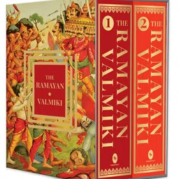 fingerprint The Ramayan of Valmiki: Volume 1 & 2 (Deluxe Hardbound Edition) Boxed Set Reading and learning, general knowledge Pack of 2 - English-picture-22