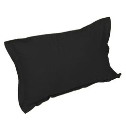 Filymore Plain Solid Single Bedsheet with Unique Colour Pattern Designer Bedsheet Made Of Pure Microfiber with 1 Pillow Cover - Aqua & Black image 3