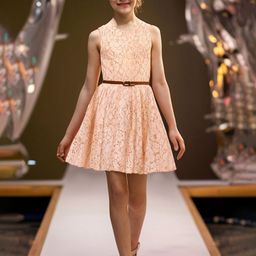 Naughty Ninos Girls Floral Sleeveless Fit & Flare Dress-picture-56