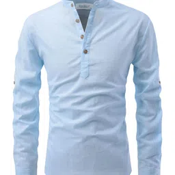 EdinWolf Mandarin Collar A Line Cotton Kurta-picture-11