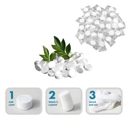 NE SOFT Set Of 50 Dry Magic Coin Tissue Wipes image 4