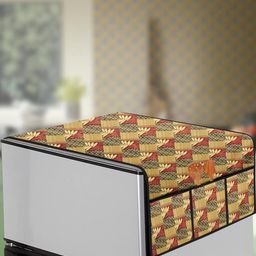The Furnishing Tree Yellow Plastic Refrigerator Cover-image-98
