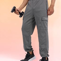 HRX by Hrithik Roshan Men Mid-Rise Rapid-Dry Cargo-Style Training Joggers-picture-28
