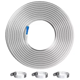 ORILEY 0.5 inch Braided Water Pipe with Hose Connector Transparent, ‎OR-WPG-70 (Roll of 50 m)-picture-9