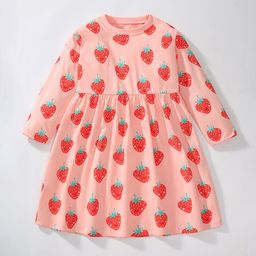 JC SPARKLE Girls Print Fit & Flare Dress-image-10