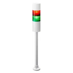 Patlite Signal Tower Light with Buzzer/Flashing, 60 mm 24 V DC Red, Green, LR6-202PJBW-RG-39