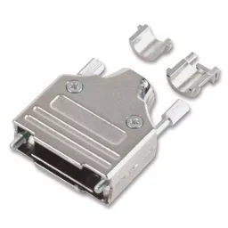 MH CONNECTORS D SUB BACKSHELL, D, DIECAST, 25WAY, MHDM-25-K-picture-2