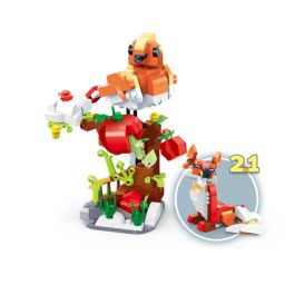 BanBao Animal Building Blocks Colorful Robin and Small Fox Building Toy -RS7497BanBao Animal Building Blocks Colorful Robin and Small Fox Building Toy -RS7497 image 1