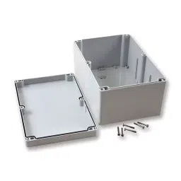 HAMMOND Plastic Enclosures PCB BOX ENCLOSURE, PC, GREY, 1554VB2GY-2