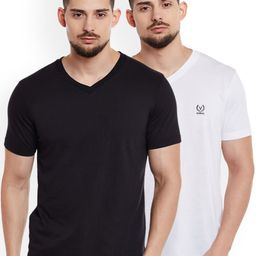 VIMAL JONNEY Men Pack of 2 V-Neck T-Shirts-image-82